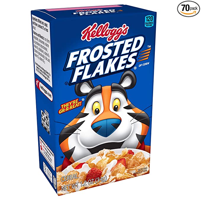 KELLOGGS FROSTES FLAKES BOX
