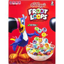 KELLOGGS FROOT LOOPS BOX