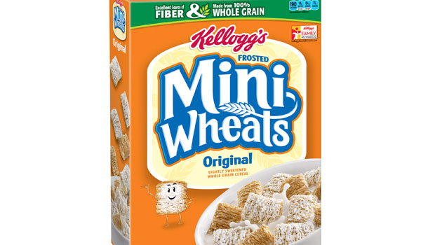 KELLOGGS FROSTED MINI  WHEATS BOX