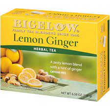 BIGELOW LEMON GINGER HERBAL TEA