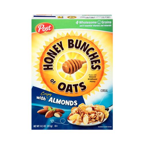POST HONEY BUNCHES OF OATS 2 BAGS WITH ALMONDS1.41KG