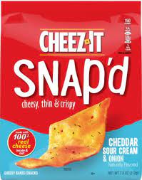 CHEEZ IT SNAP'D SHEDDAR SOUR CREAM 21G