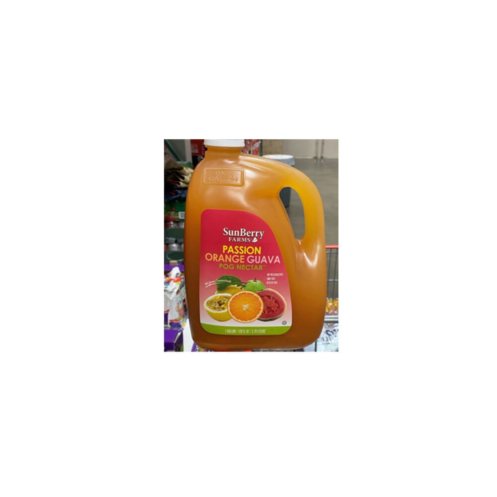 SUNBERRY PASSION ORANGE GUAVE POG NECTAR 3.78L