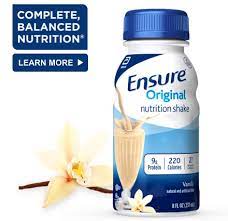 ENSURE ORIGINAL NUTRITION SHAKE VANILLA