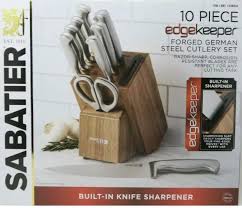 SABATIER 10PIECES EDGEKEEPER KNIVES