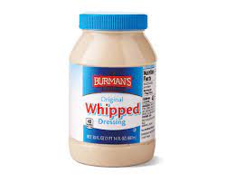 BURMAN’S WHIPPED DRESSING