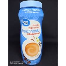GREAT VALUE FRENCH VANILLA COFFEE CREAMER 425G